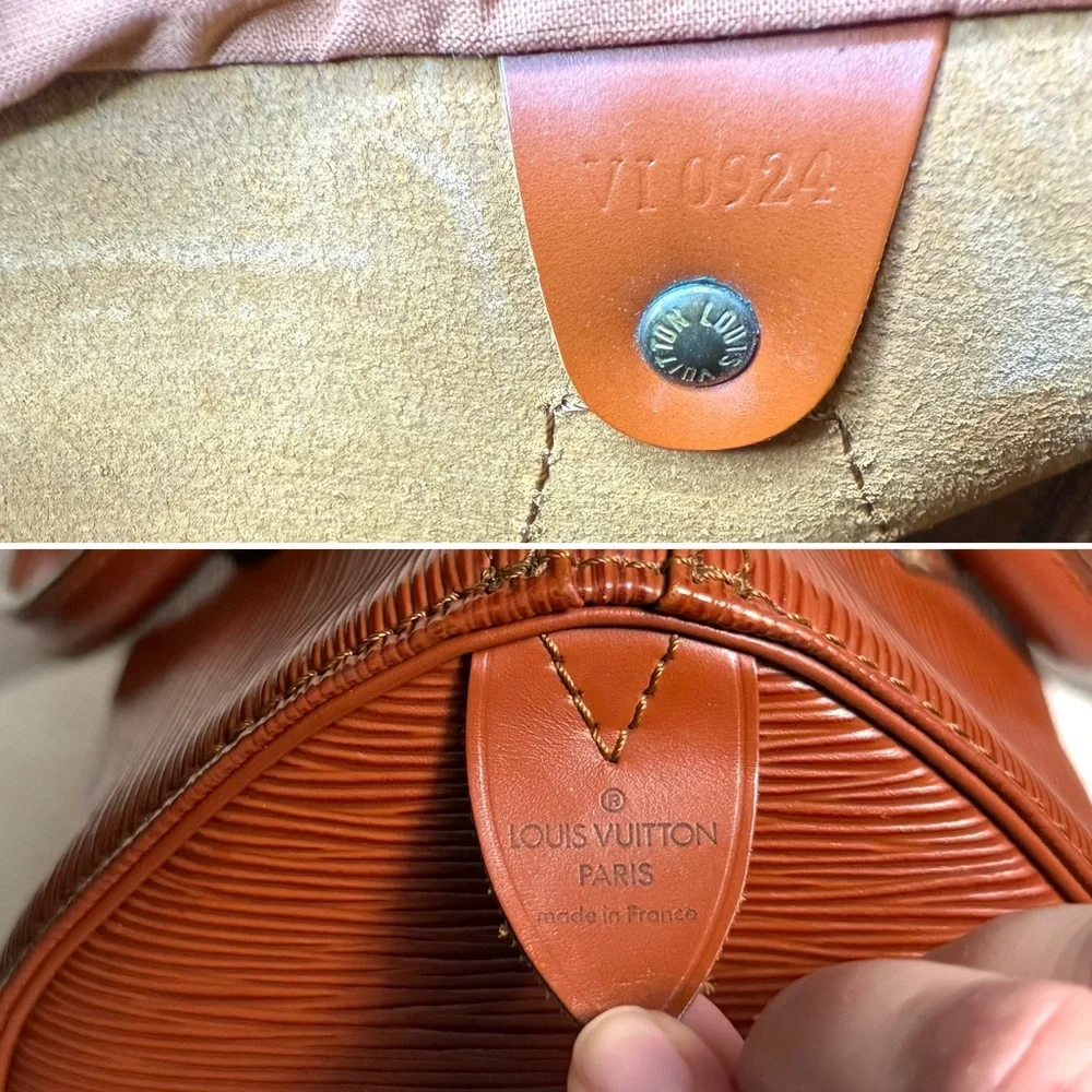 Authentic Louis Vuitton Kenya Speedy 25 bag brown Epi leather M43013